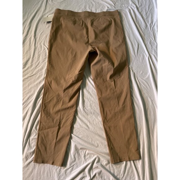 Comfort Waist Tan Womens XL Pants By 89th + Madison - Picture 3 of 8